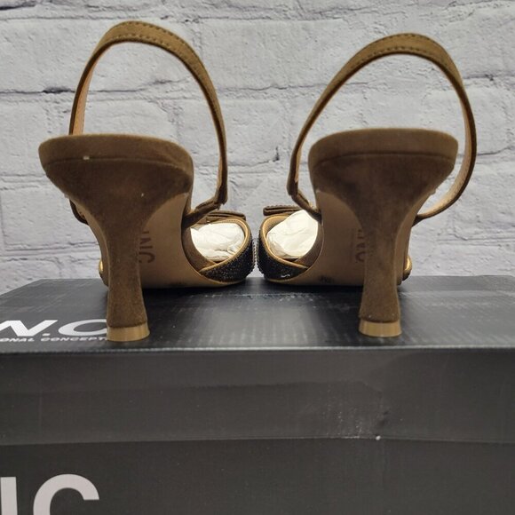 I.N.C. International Concepts Women's Gelsey Slingback Kitten-Heel Pumps - Picture 6 of 7